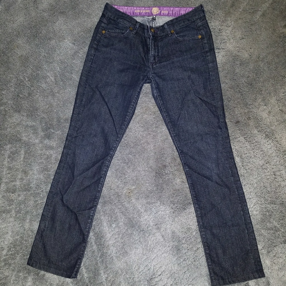 Rich & Skinny Low Rise Dark Jeans